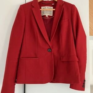 Jack Wills Women's Red Blazer